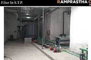 flushing water boosting pump in sewage treatment plant